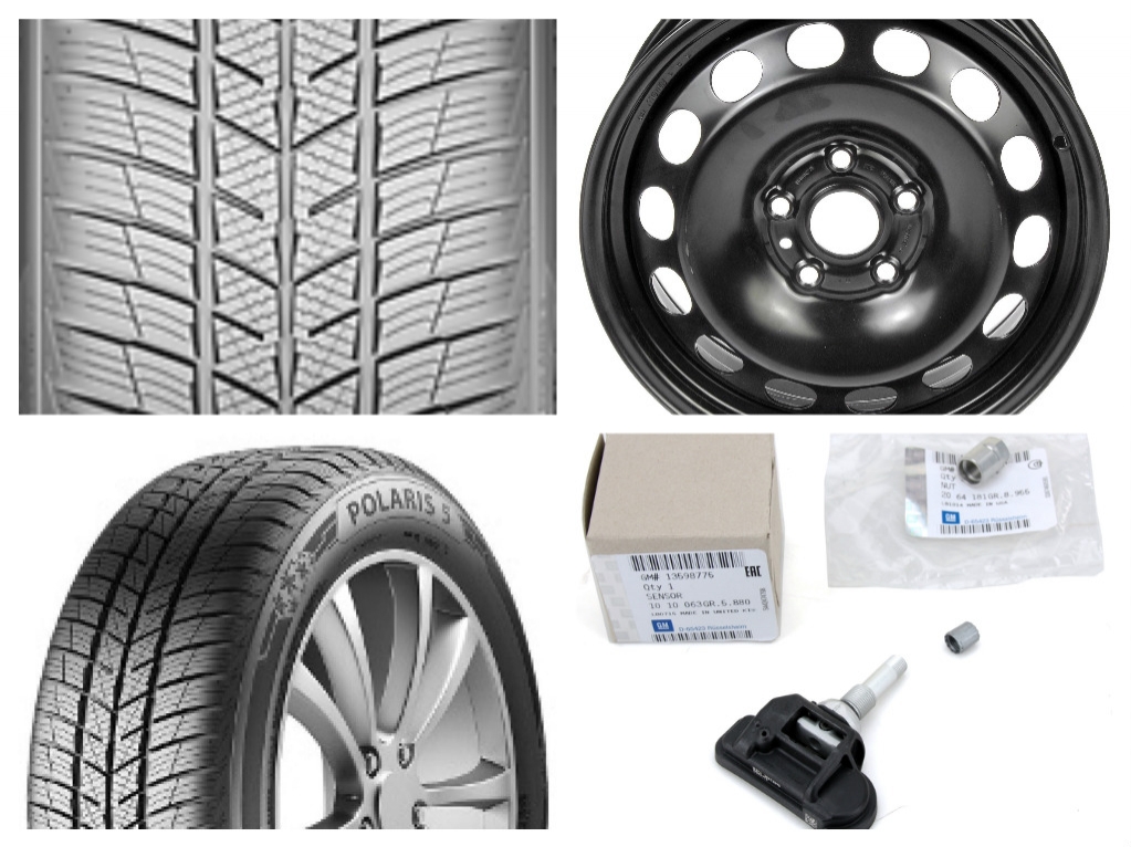 Kit janta cu senzor presiune si anvelopa Barum Polaris 5 205/60 R16 iarna Opel Astra J benzina Kit jante si anvelope Opel Astra J